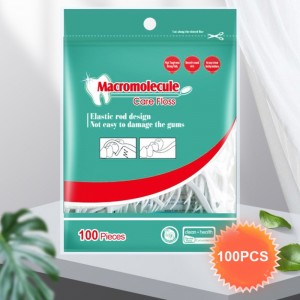 100 ชิ้นกระเป๋าที่มีคุณภาพสูงทันตกรรมไหมขัดฟันผู้ผลิตทันตกรรมเลือกไหมขัดฟันสำหรับผู้ใหญ่ไหมขัดฟัน